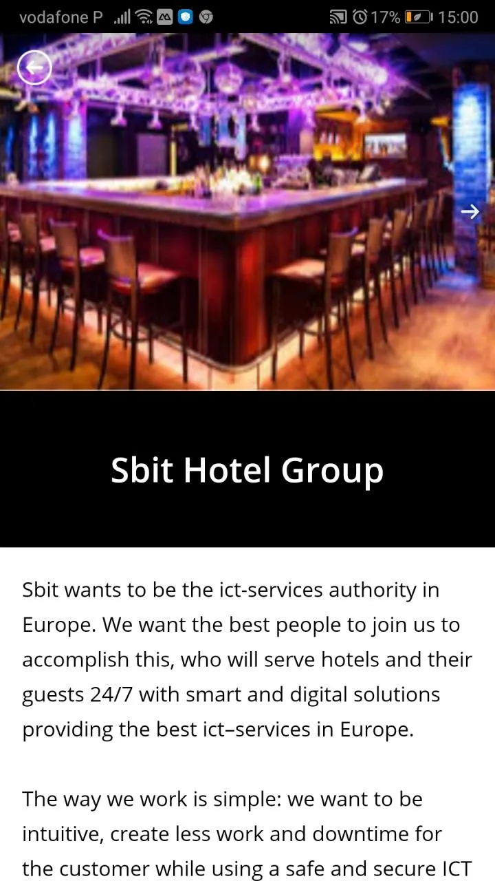 Sbit Hotels | Indus Appstore | Screenshot