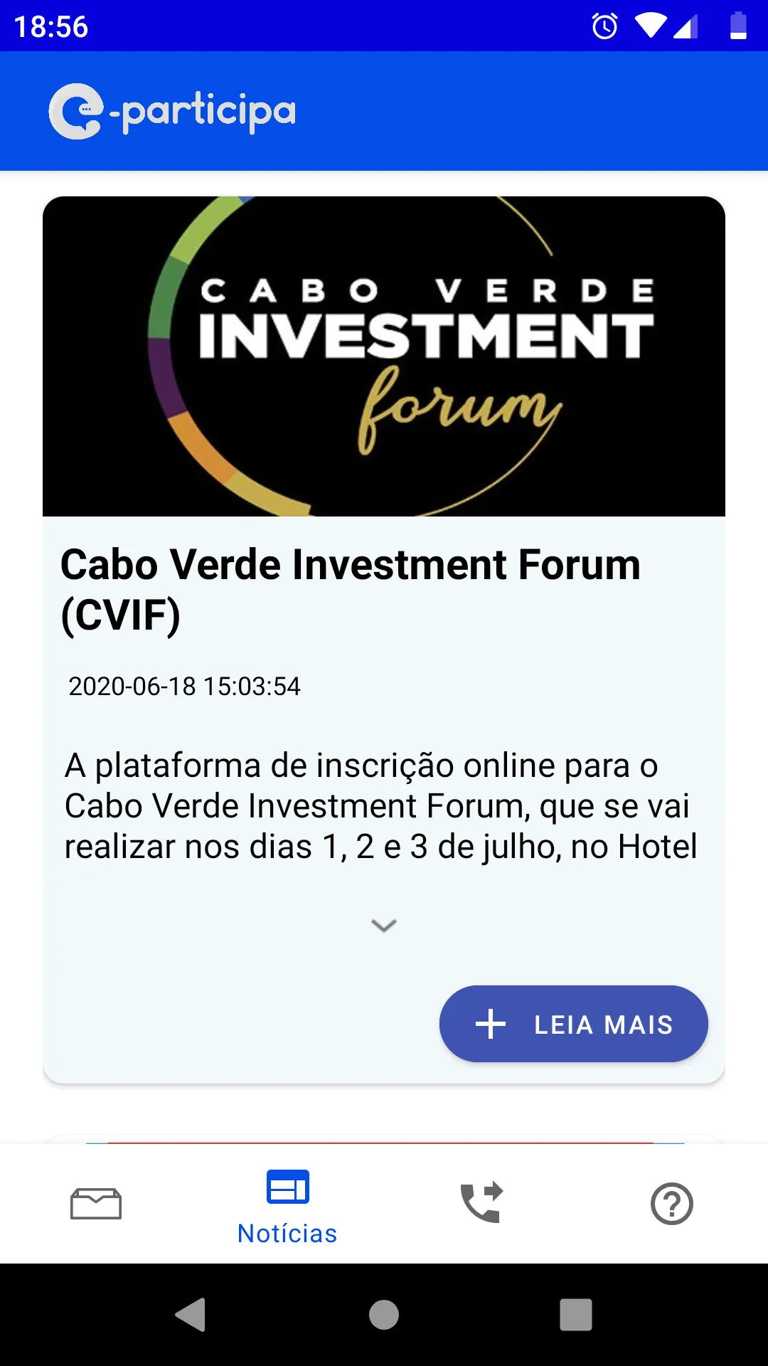 eParticipa - Cabo Verde | Indus Appstore | Screenshot