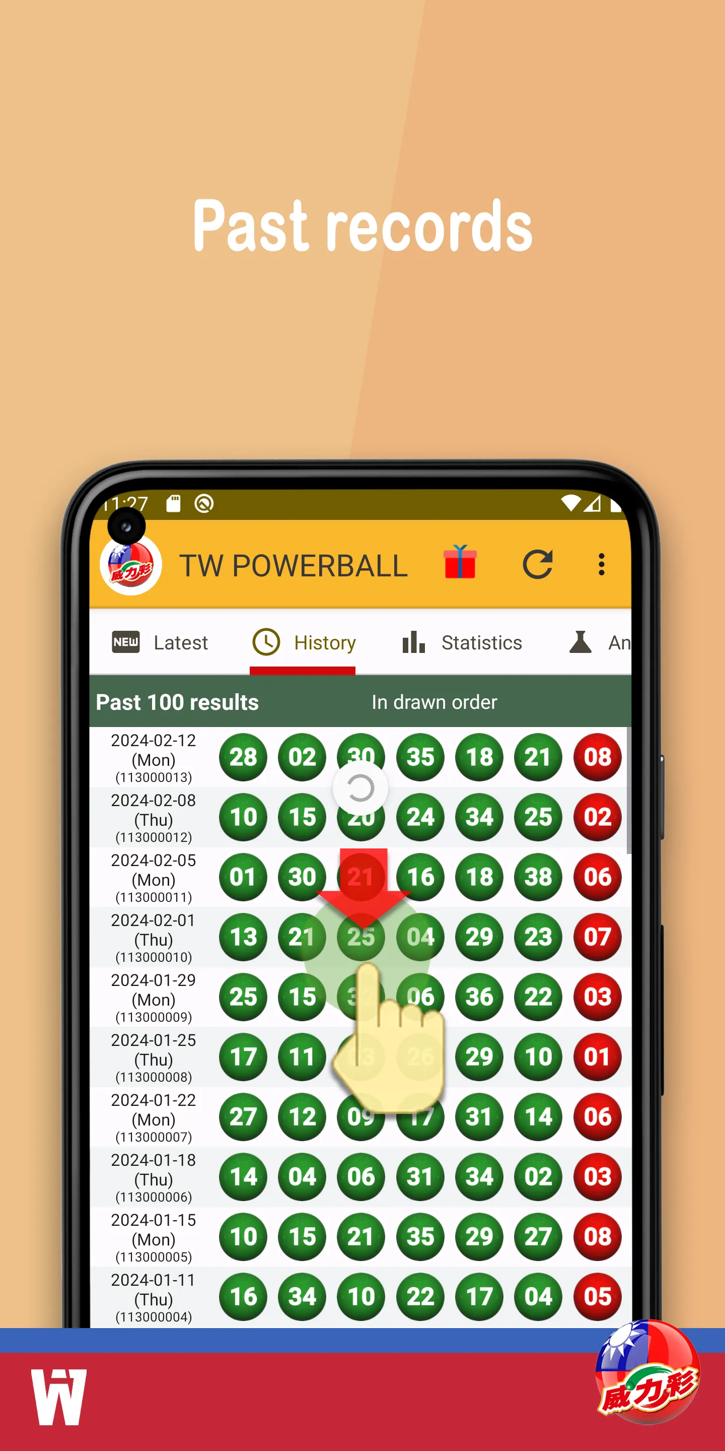 TW Powerball | Indus Appstore | Screenshot