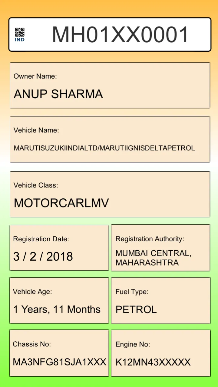 RTO Vehicle Information 2023 | Indus Appstore | Screenshot