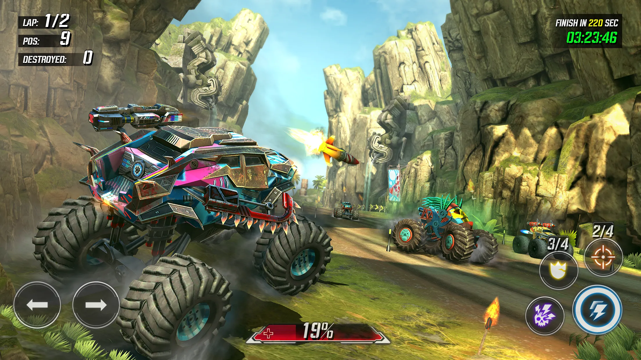 RACE: Rocket Arena Car Extreme | Indus Appstore | Screenshot