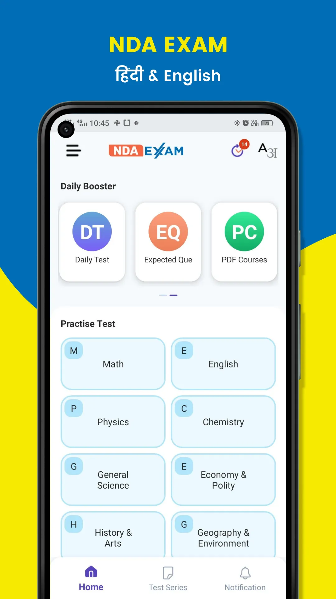 NDA Exam 2025 | Indus Appstore | Screenshot