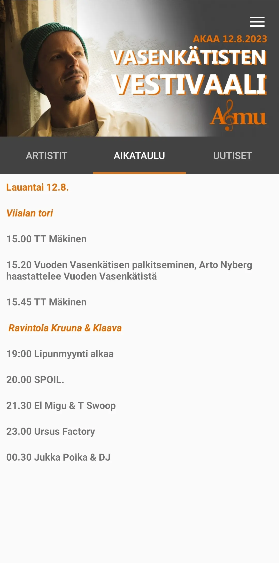 Vasenkätisten Vestivaali | Indus Appstore | Screenshot