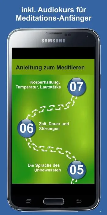 Geführte Meditationen deutsch | Indus Appstore | Screenshot