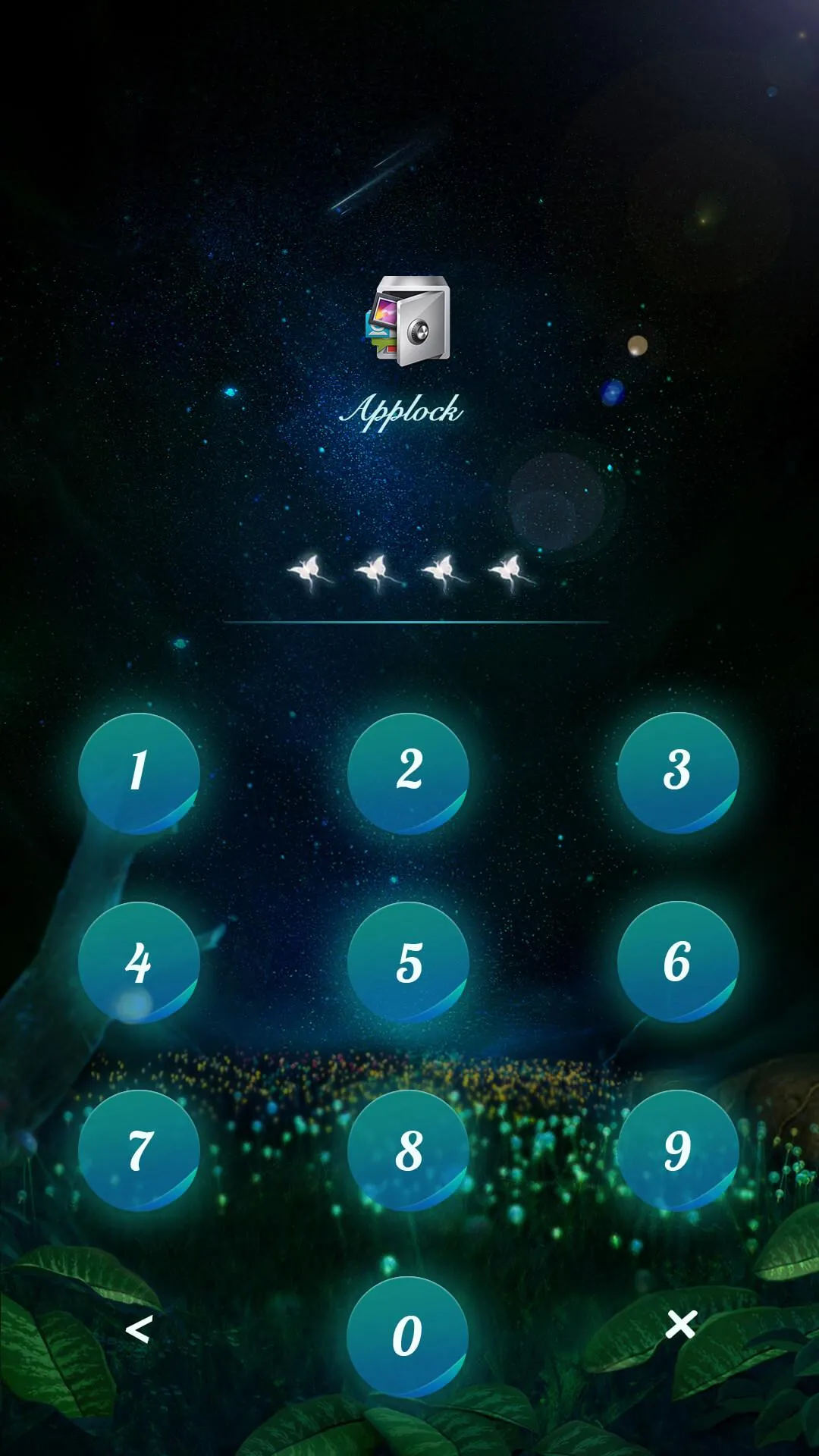 AppLock Theme Flying Butterfly | Indus Appstore | Screenshot