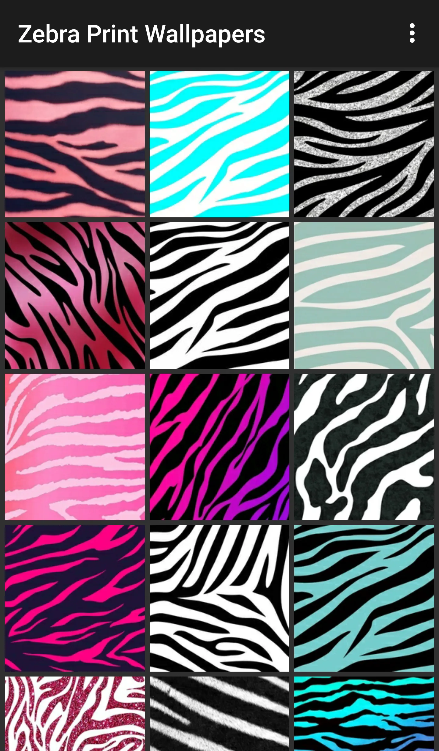 Zebra Print Wallpapers | Indus Appstore | Screenshot