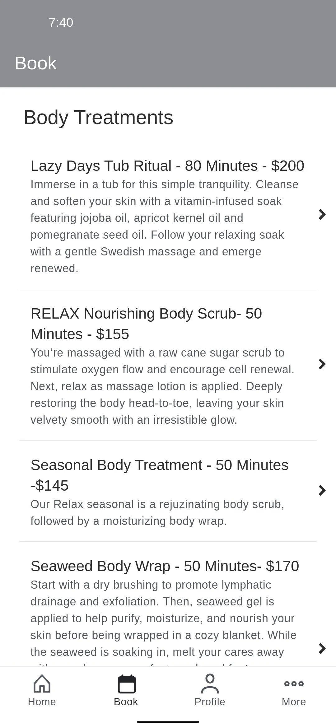 RELAX The Spa Rochester | Indus Appstore | Screenshot