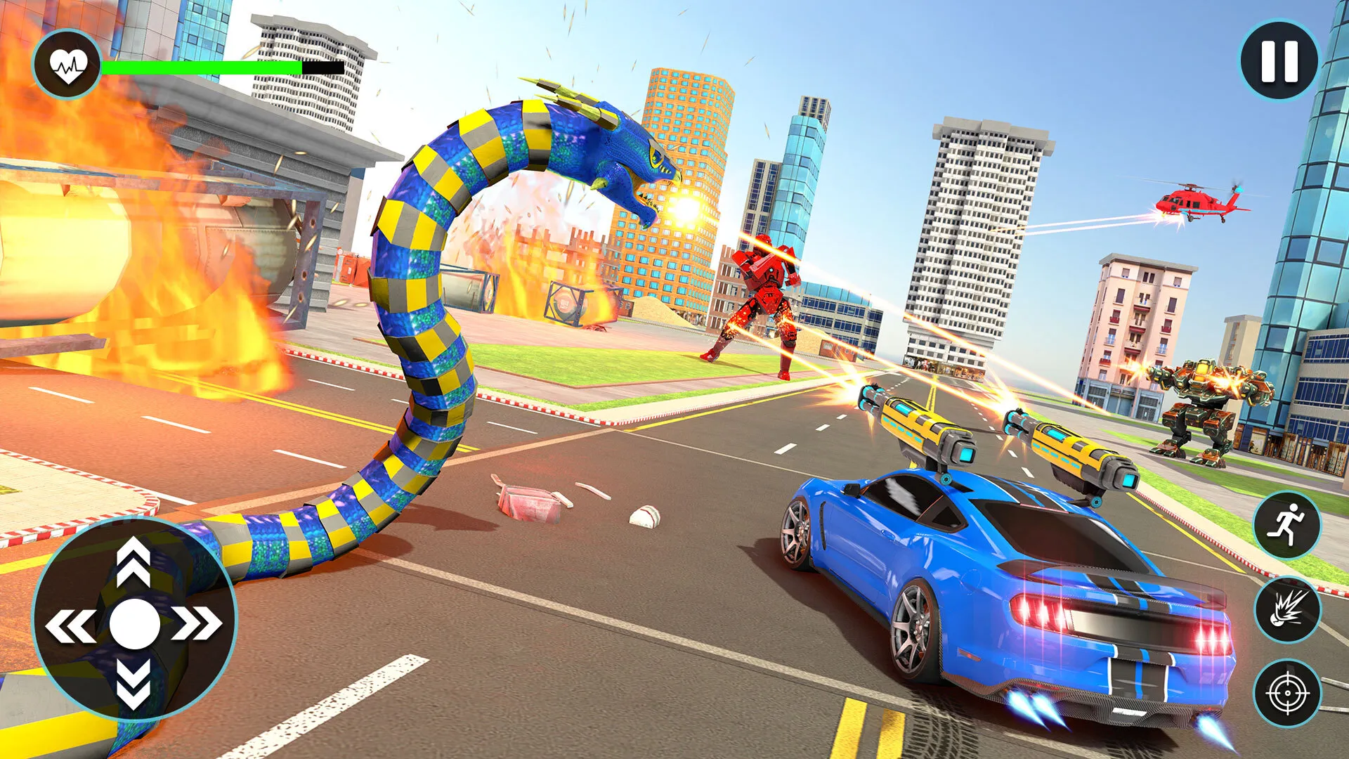 Anaconda Robot Car Robot Game | Indus Appstore | Screenshot