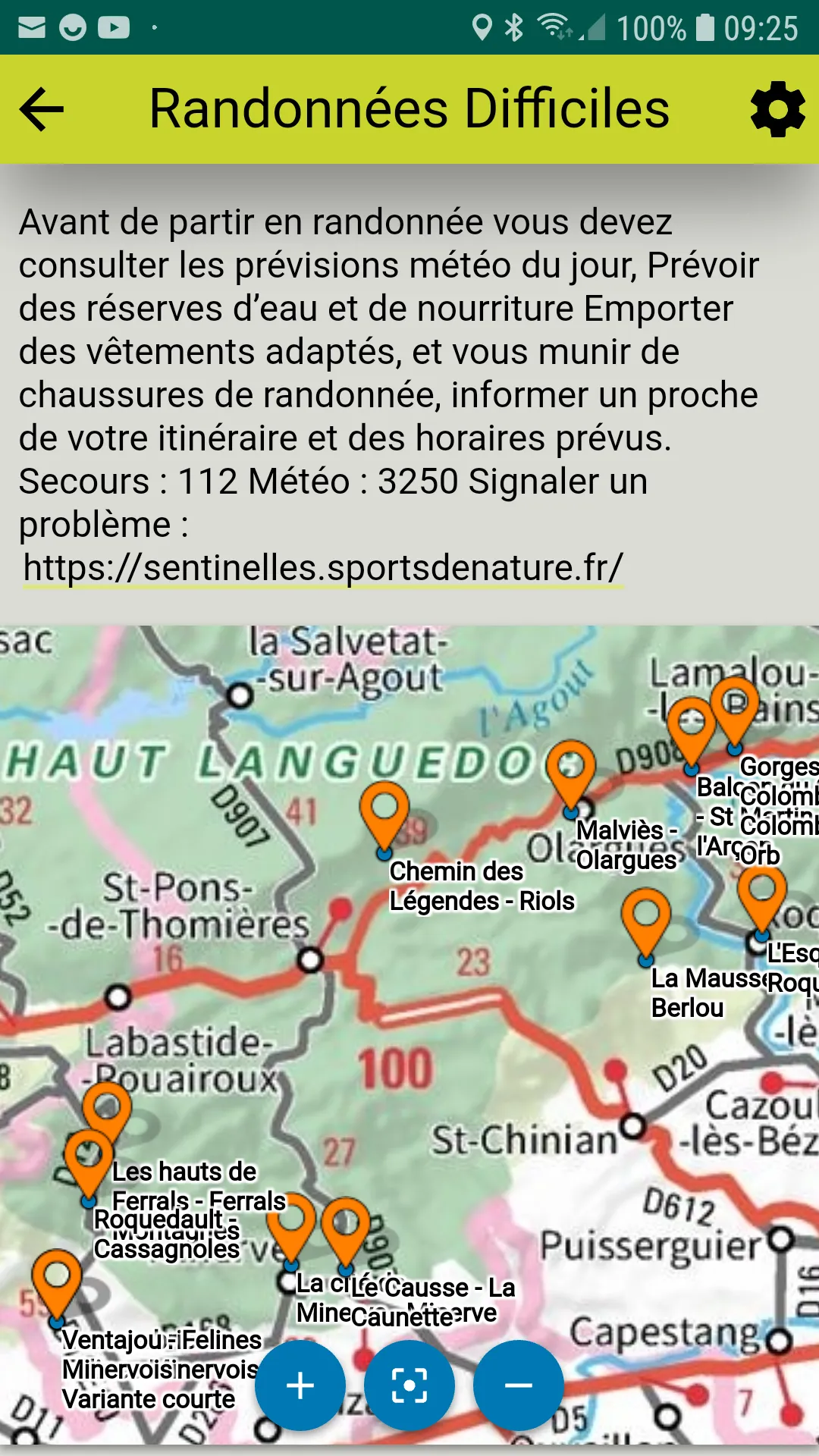 Circuits Minervois au Caroux | Indus Appstore | Screenshot