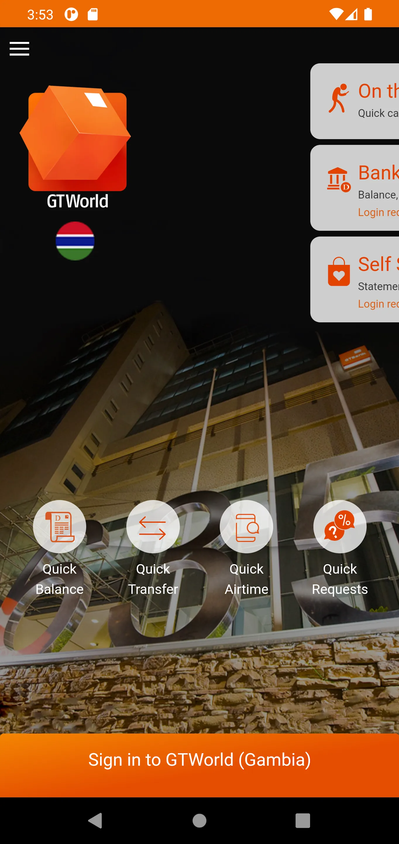 GTWorld Gambia | Indus Appstore | Screenshot