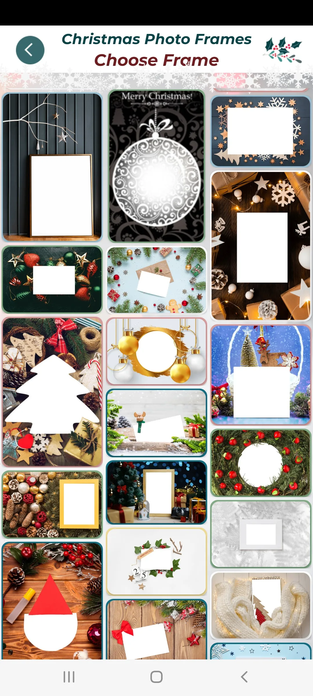 Christmas Photo Frames | Indus Appstore | Screenshot