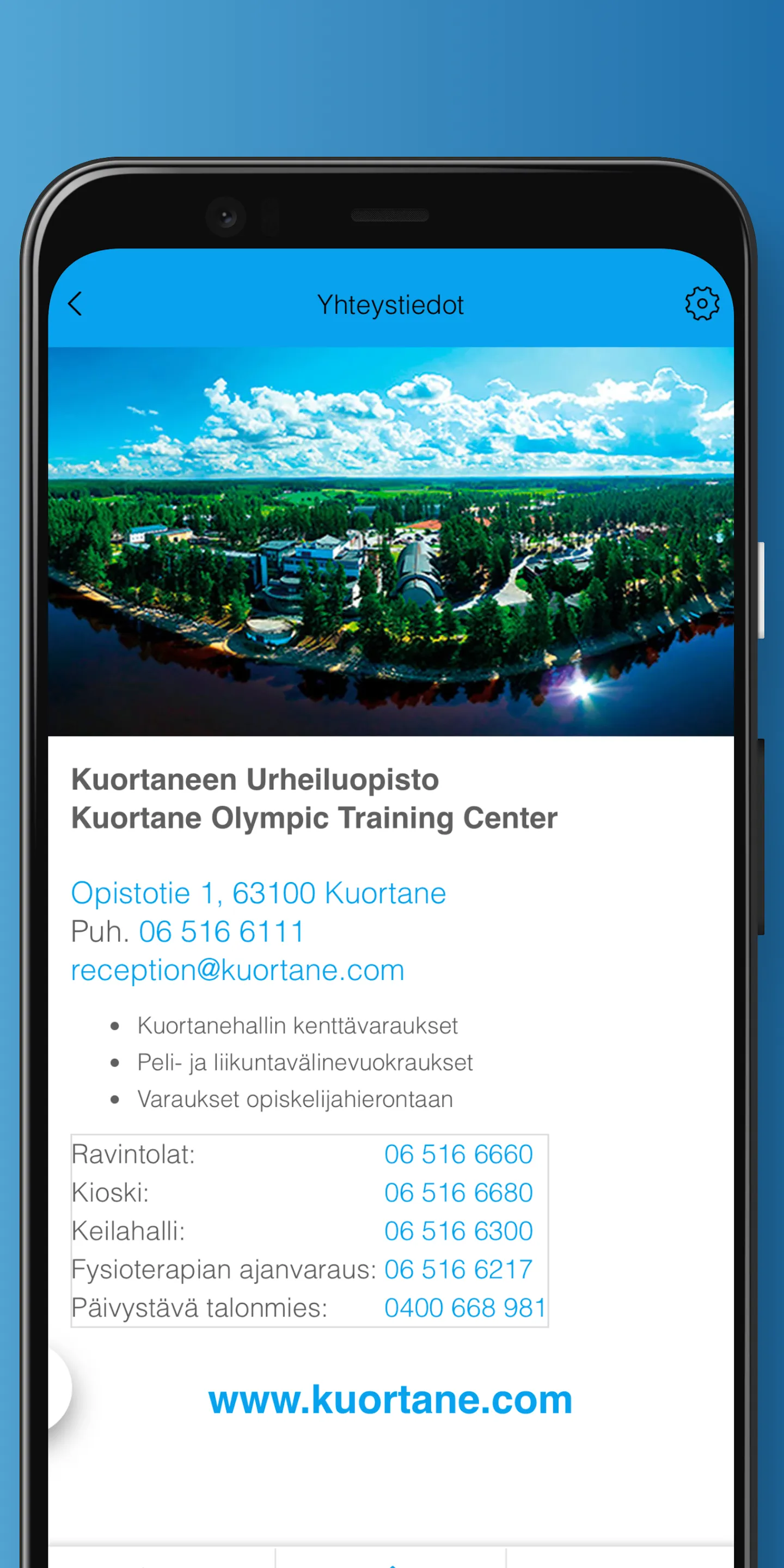 Kuortane OTC | Indus Appstore | Screenshot