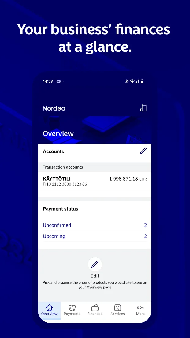 Nordea Business FI | Indus Appstore | Screenshot