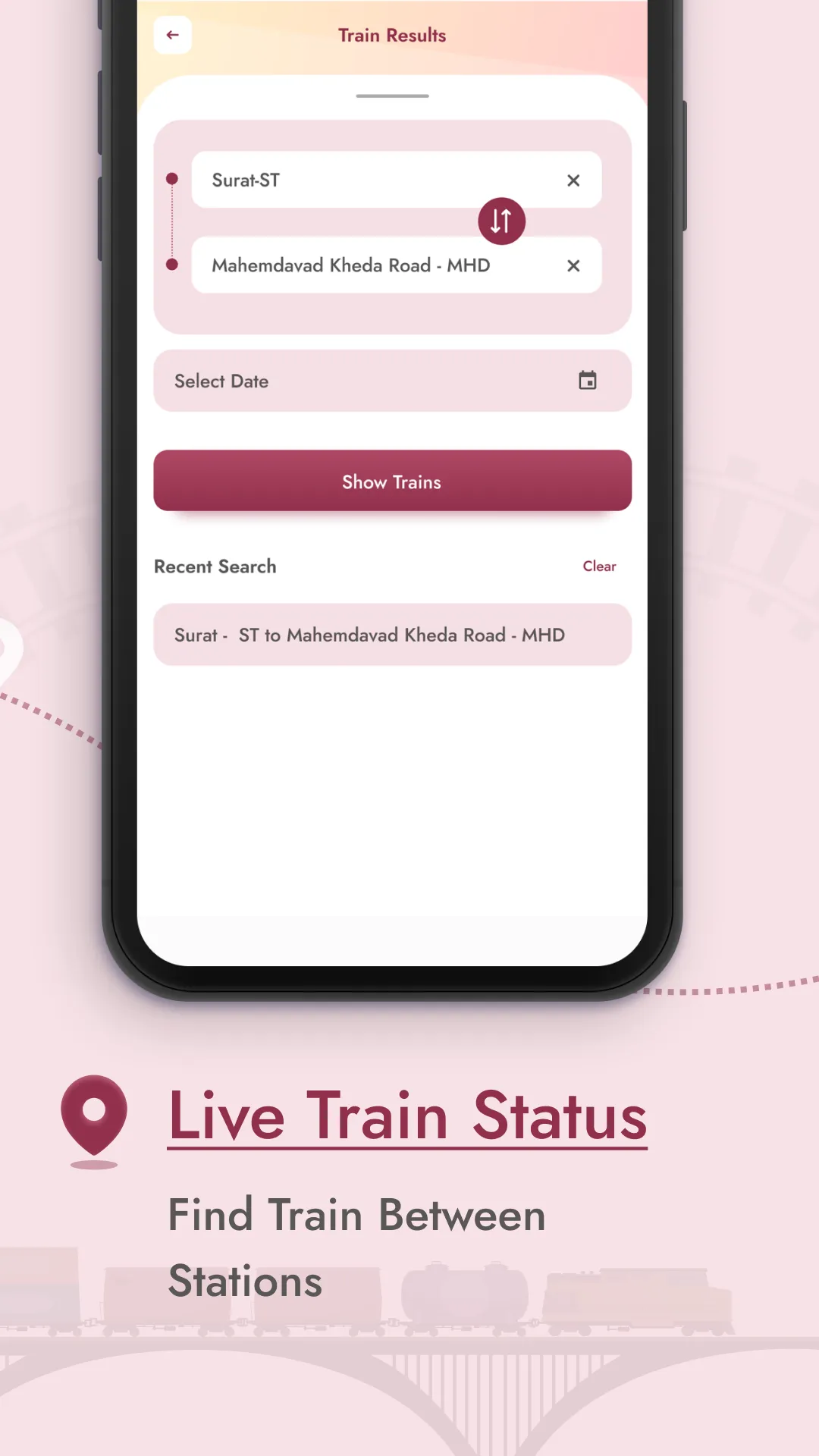 Live train status - PNR | Indus Appstore | Screenshot