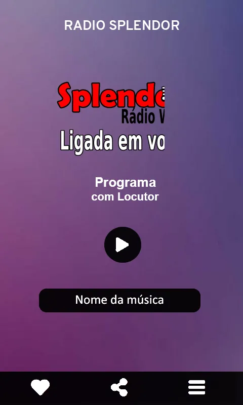 Rádio Splendor | Indus Appstore | Screenshot