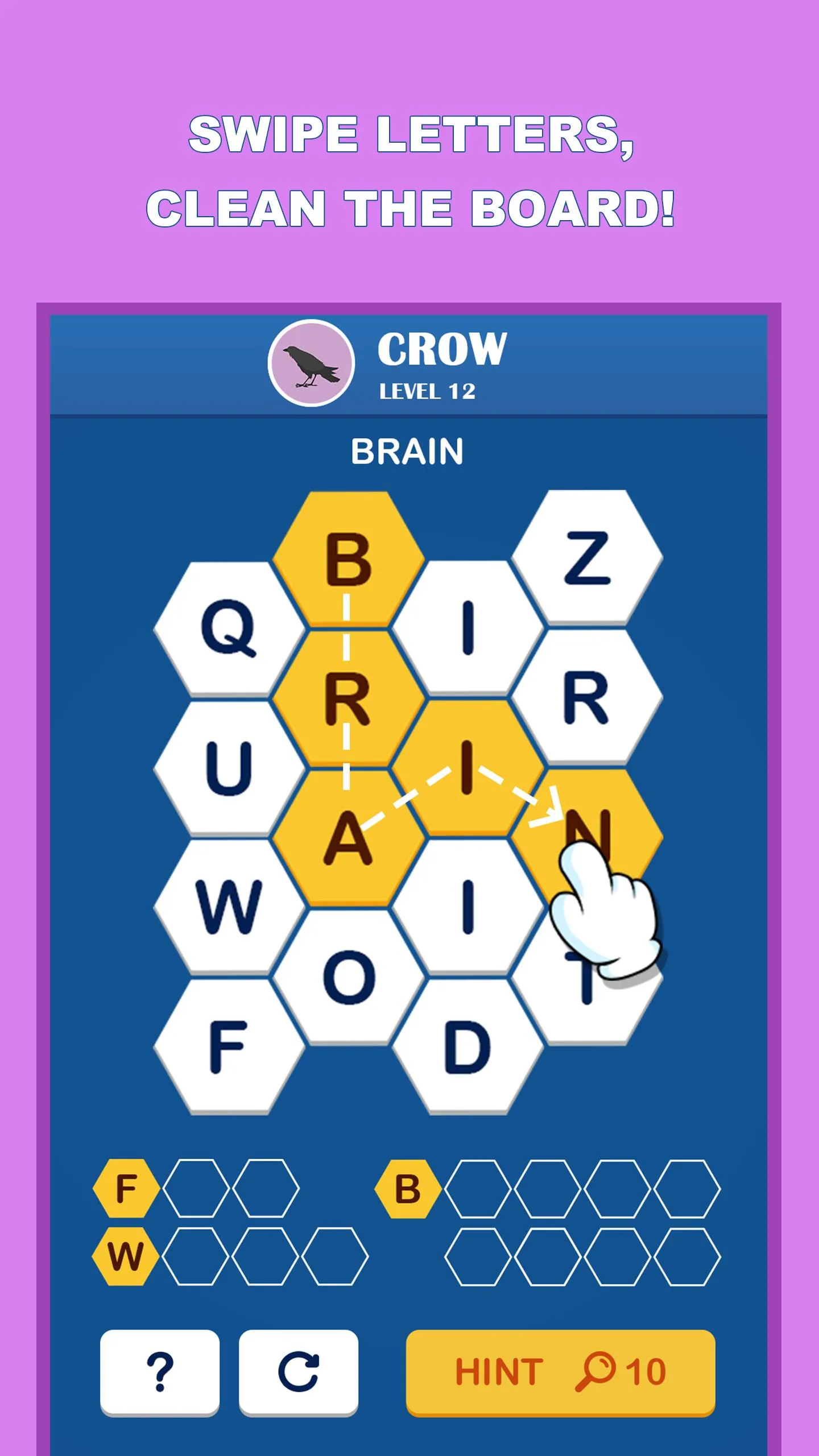 Wordful Hexa-Block Word Search | Indus Appstore | Screenshot