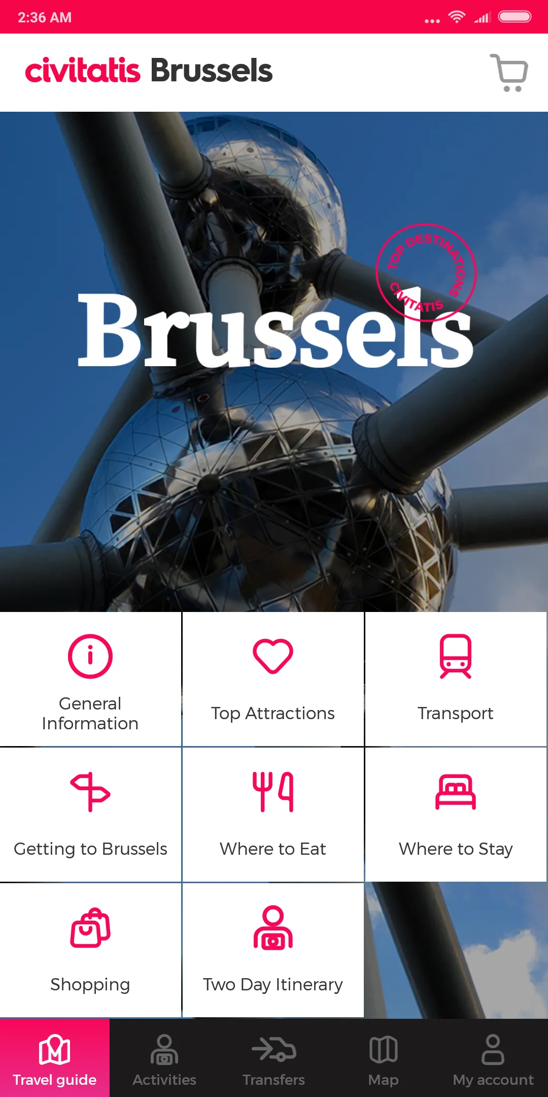 Brussels Guide by Civitatis | Indus Appstore | Screenshot