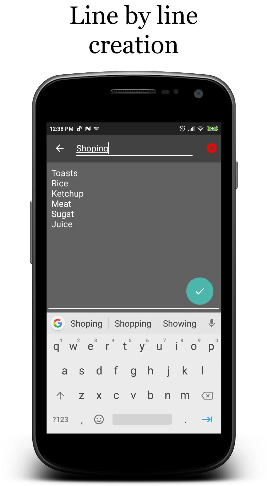 Just lists for everything | Indus Appstore | Screenshot