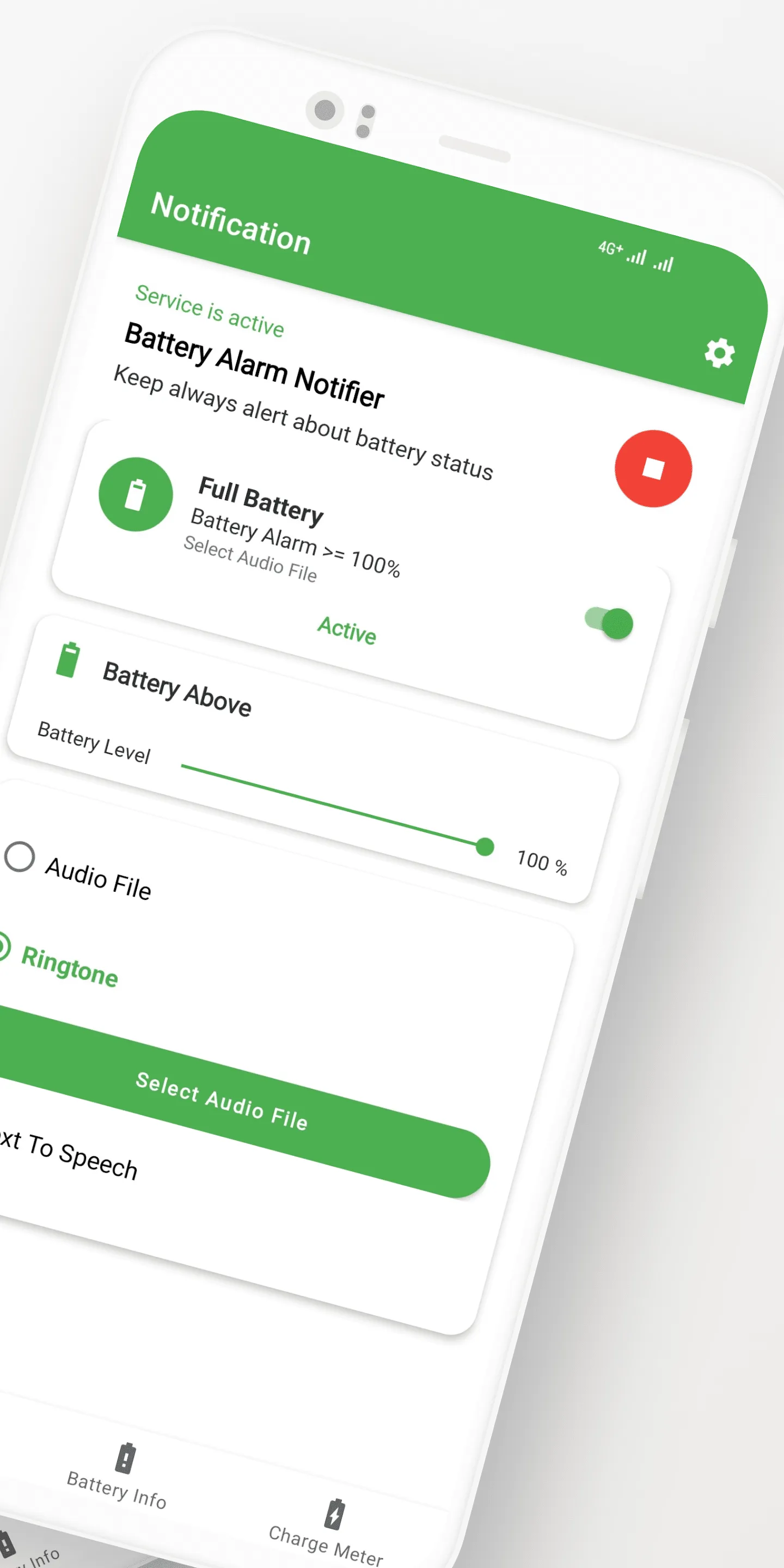 Battery Sound Notification | Indus Appstore | Screenshot