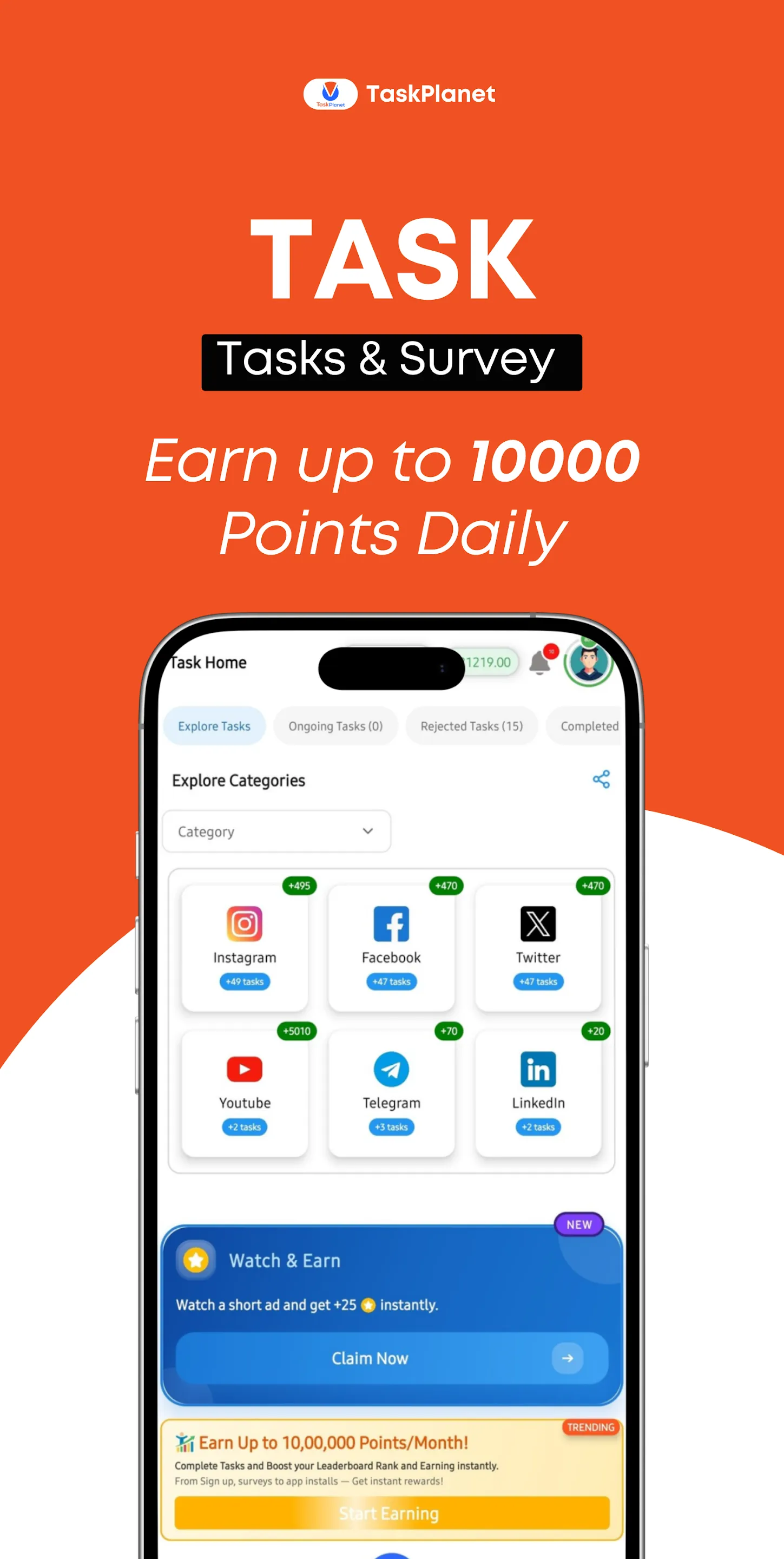 TaskPlanet: Earn Money Online | Indus Appstore | Screenshot