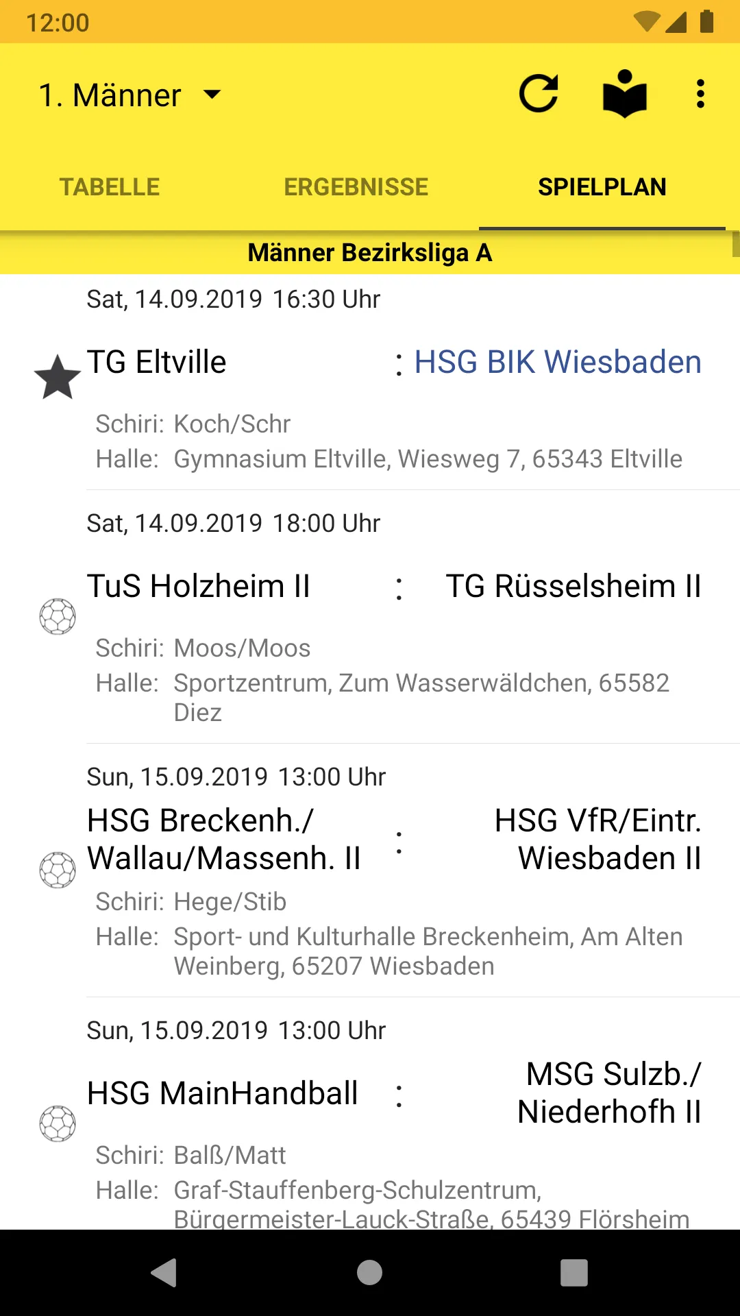 HSG BIK Wiesbaden | Indus Appstore | Screenshot