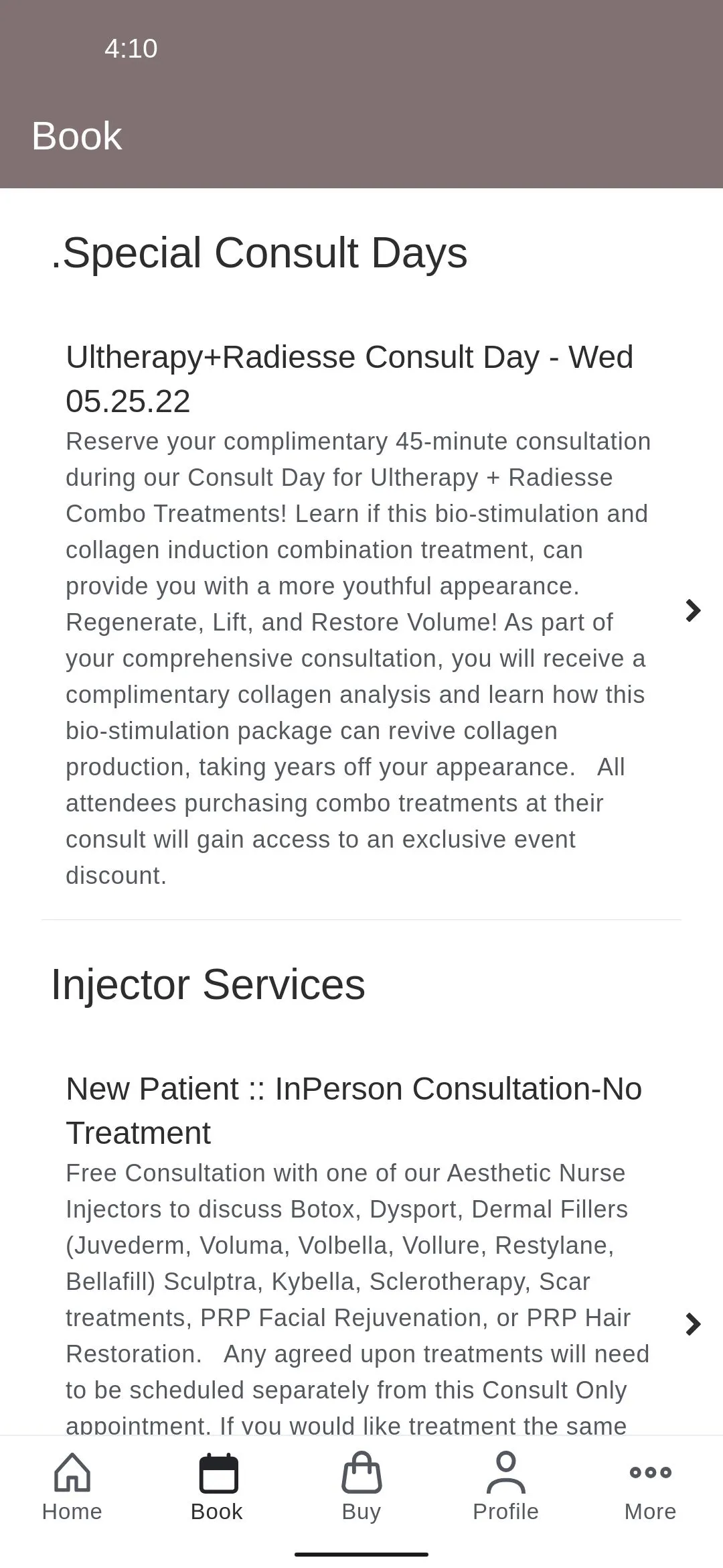 Naficy Rejuvenation Center | Indus Appstore | Screenshot