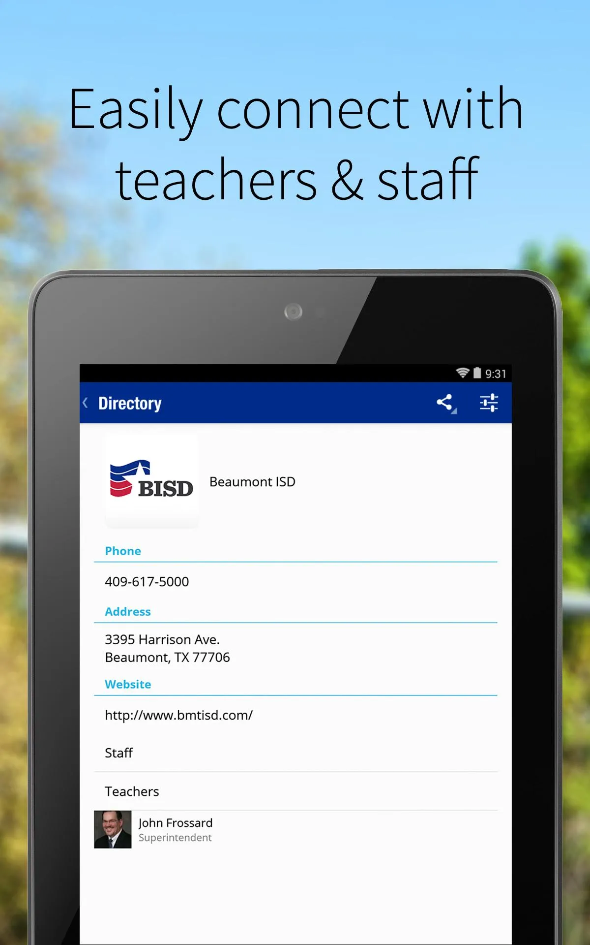 Beaumont ISD | Indus Appstore | Screenshot