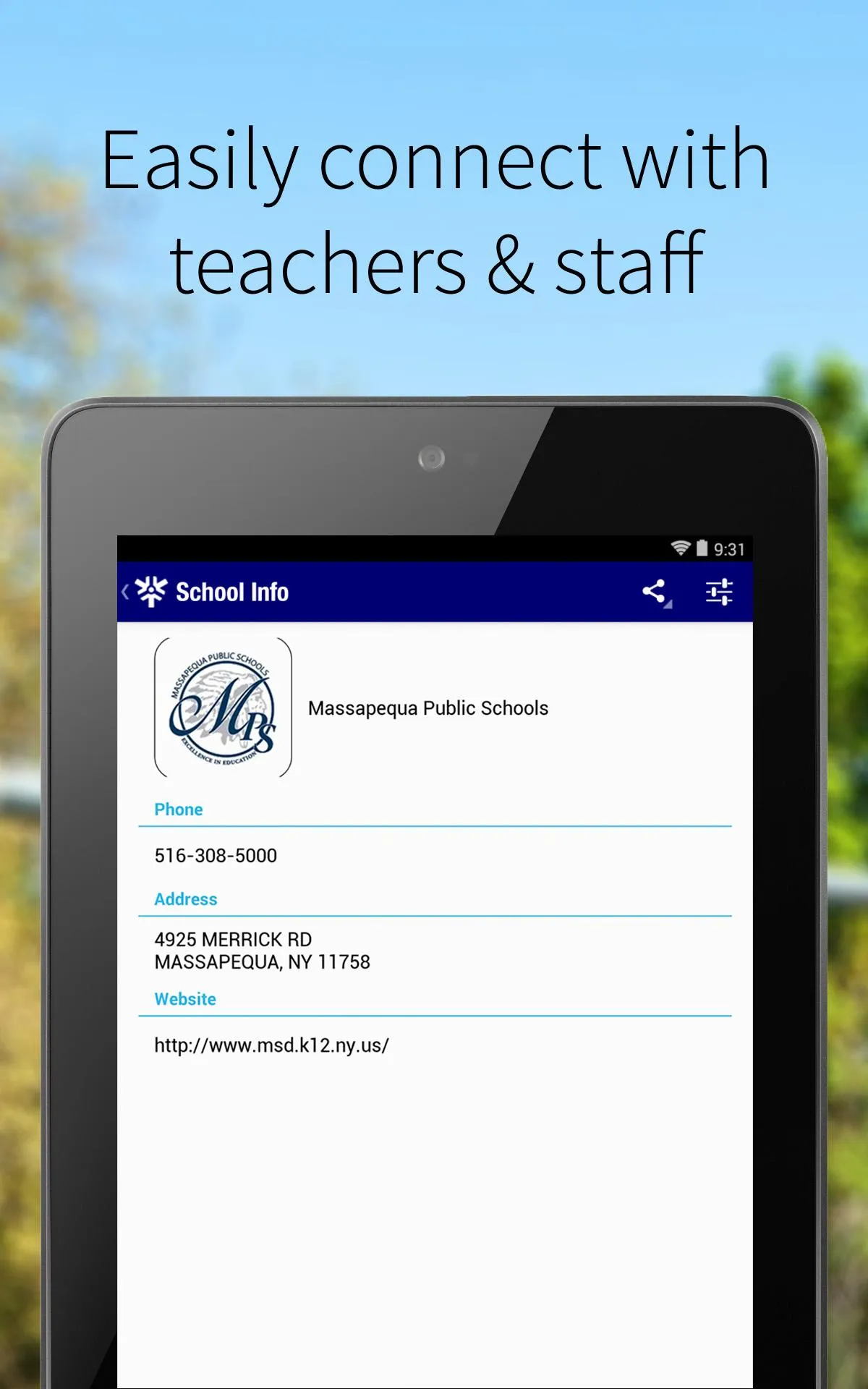 Massapequa Public Schools | Indus Appstore | Screenshot