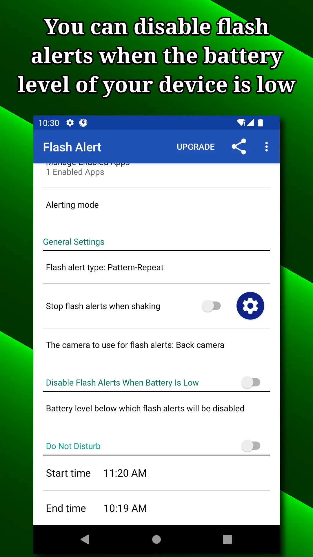 Flash alert | Indus Appstore | Screenshot