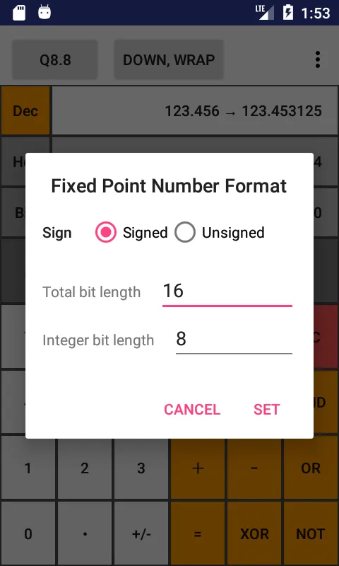 FixedPointCalc | Indus Appstore | Screenshot