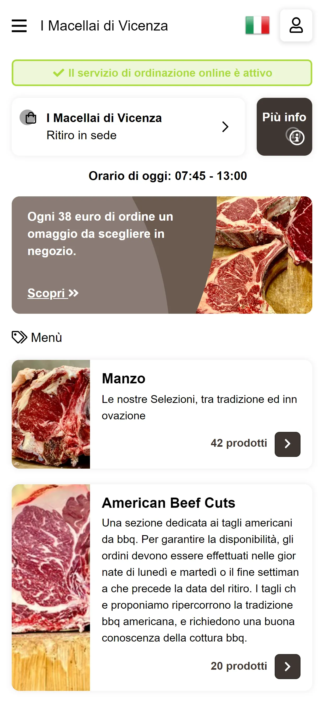 I Macellai Vicenza | Indus Appstore | Screenshot