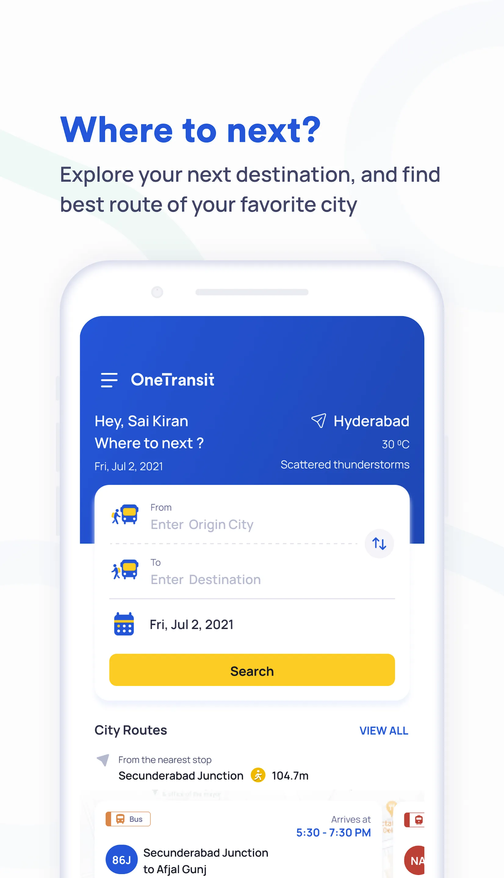 OneTransit | Indus Appstore | Screenshot