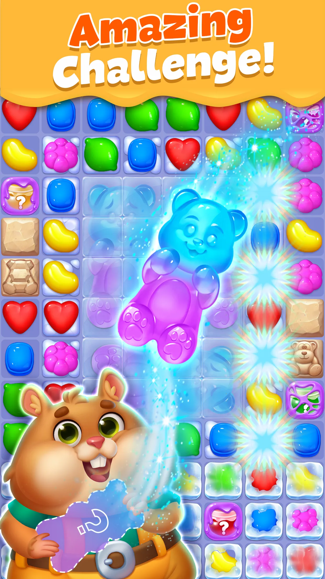 Pet Candy Puzzle-Match 3 games | Indus Appstore | Screenshot