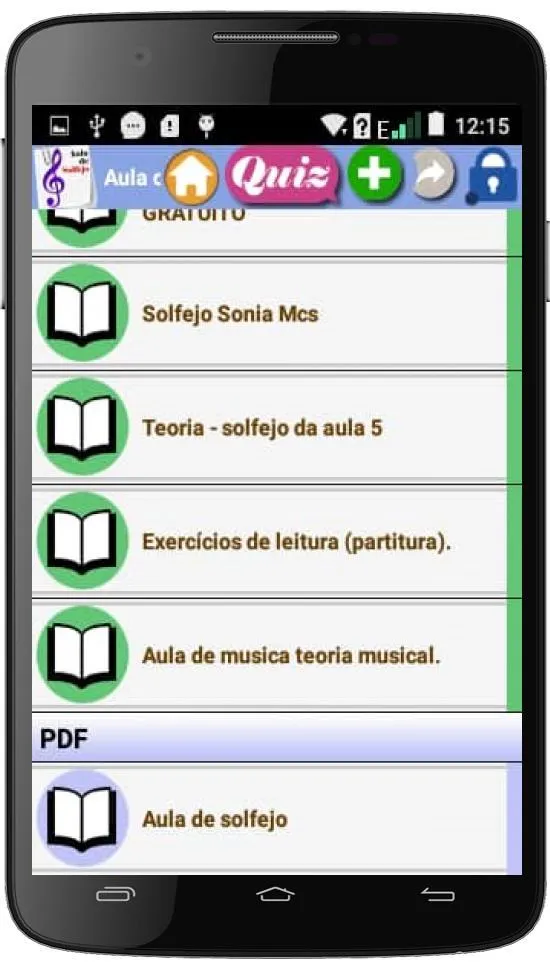 Aula de Solfejo | Indus Appstore | Screenshot