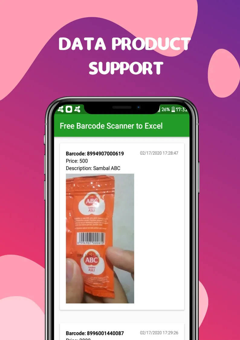 Barcode Scanner to Excel | Indus Appstore | Screenshot