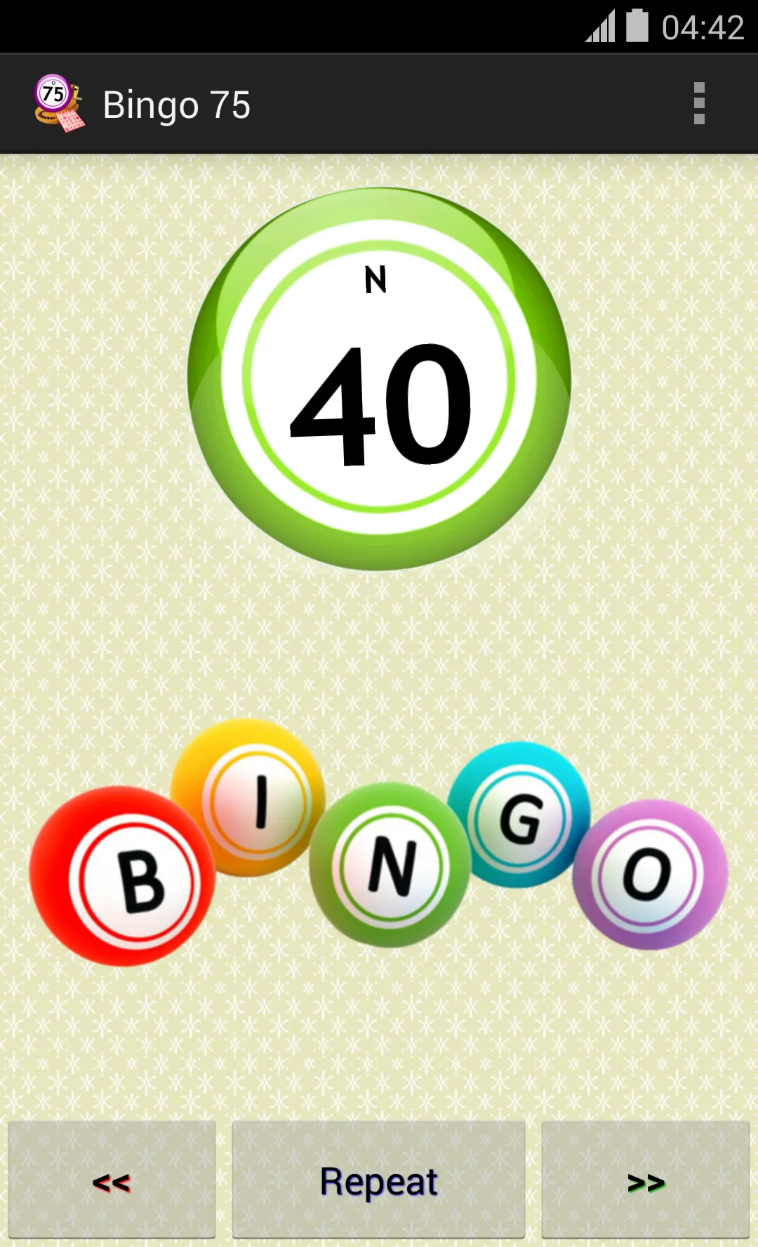 Bingo 75 | Indus Appstore | Screenshot