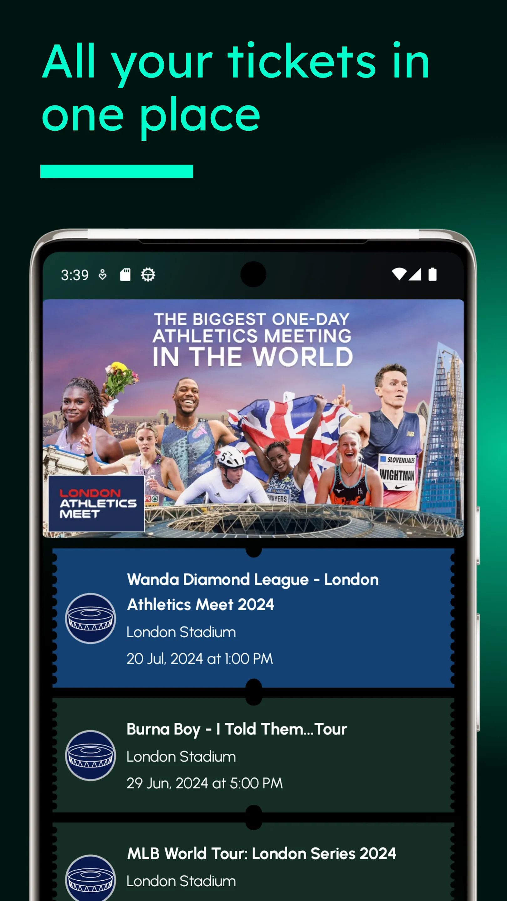 TX.IS - Personal Ticket Wall™ | Indus Appstore | Screenshot