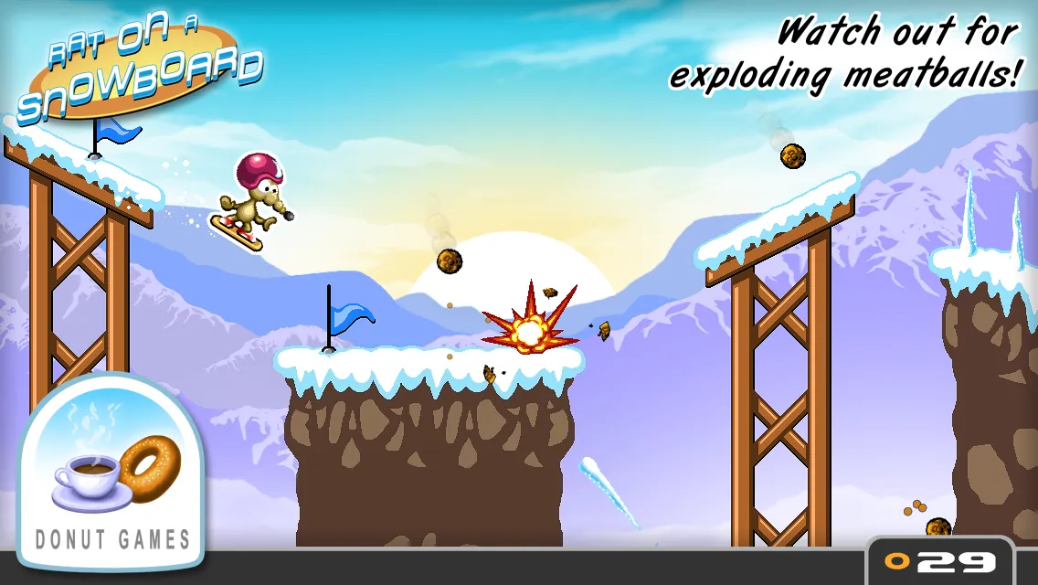 Rat On A Snowboard | Indus Appstore | Screenshot