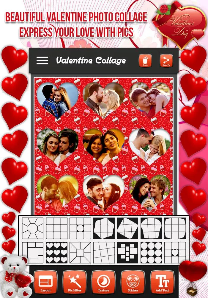 Love Photo Collage Maker | Indus Appstore | Screenshot