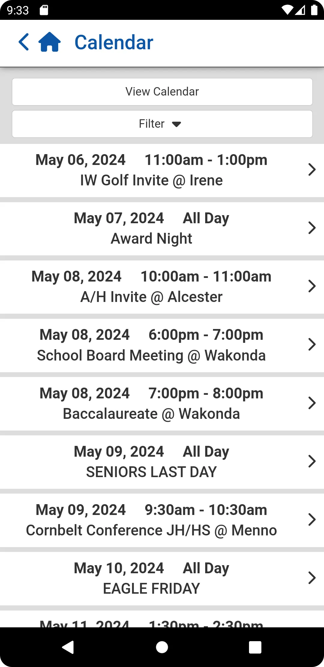 Irene-Wakonda School District | Indus Appstore | Screenshot