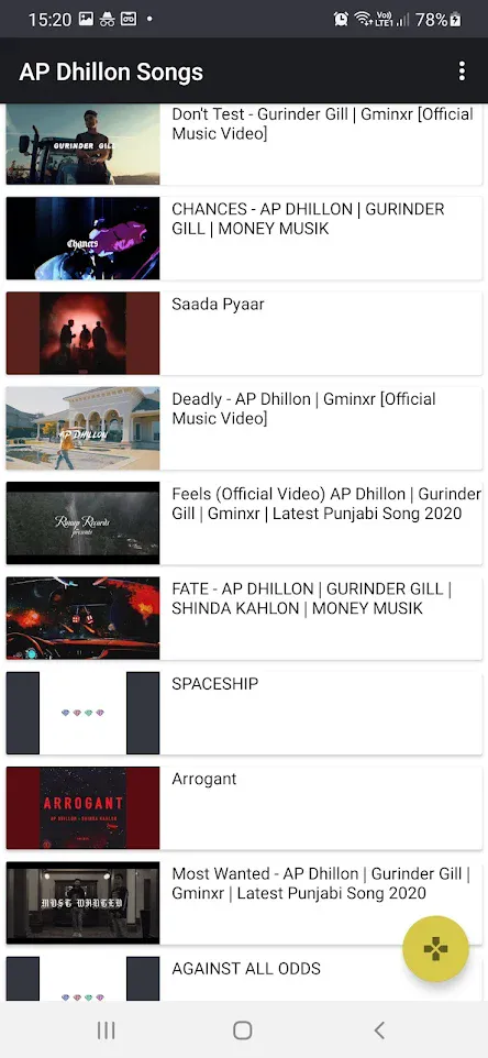 AP Dhillon Songs | Indus Appstore | Screenshot