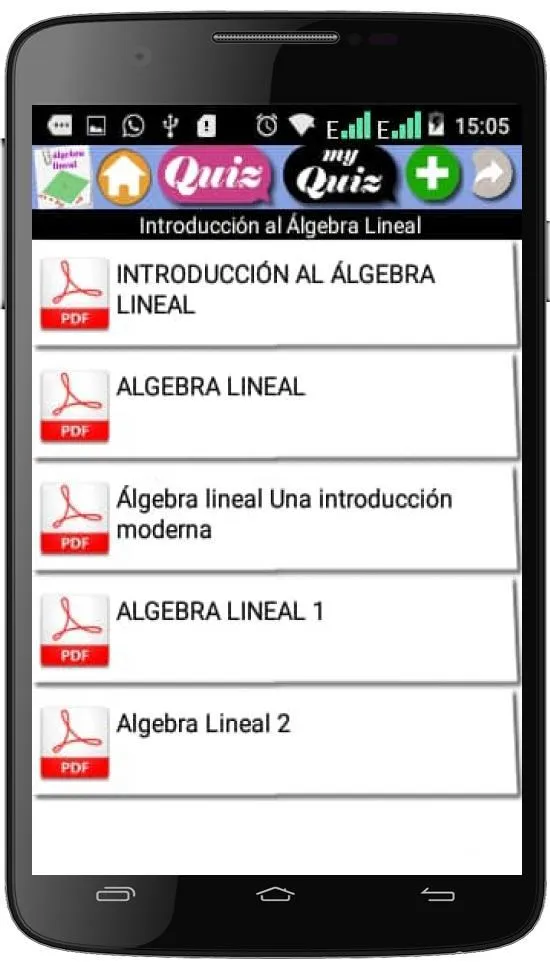 Curso de álgebra lineal | Indus Appstore | Screenshot