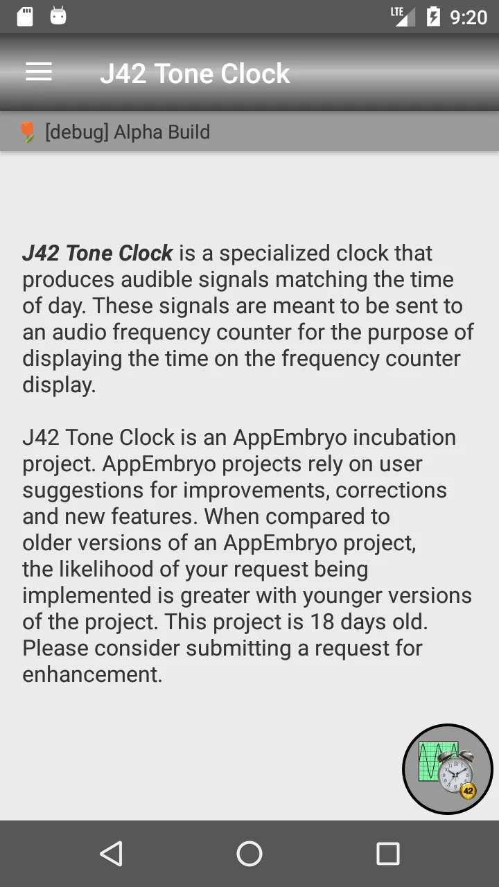 Tone Clock | Indus Appstore | Screenshot