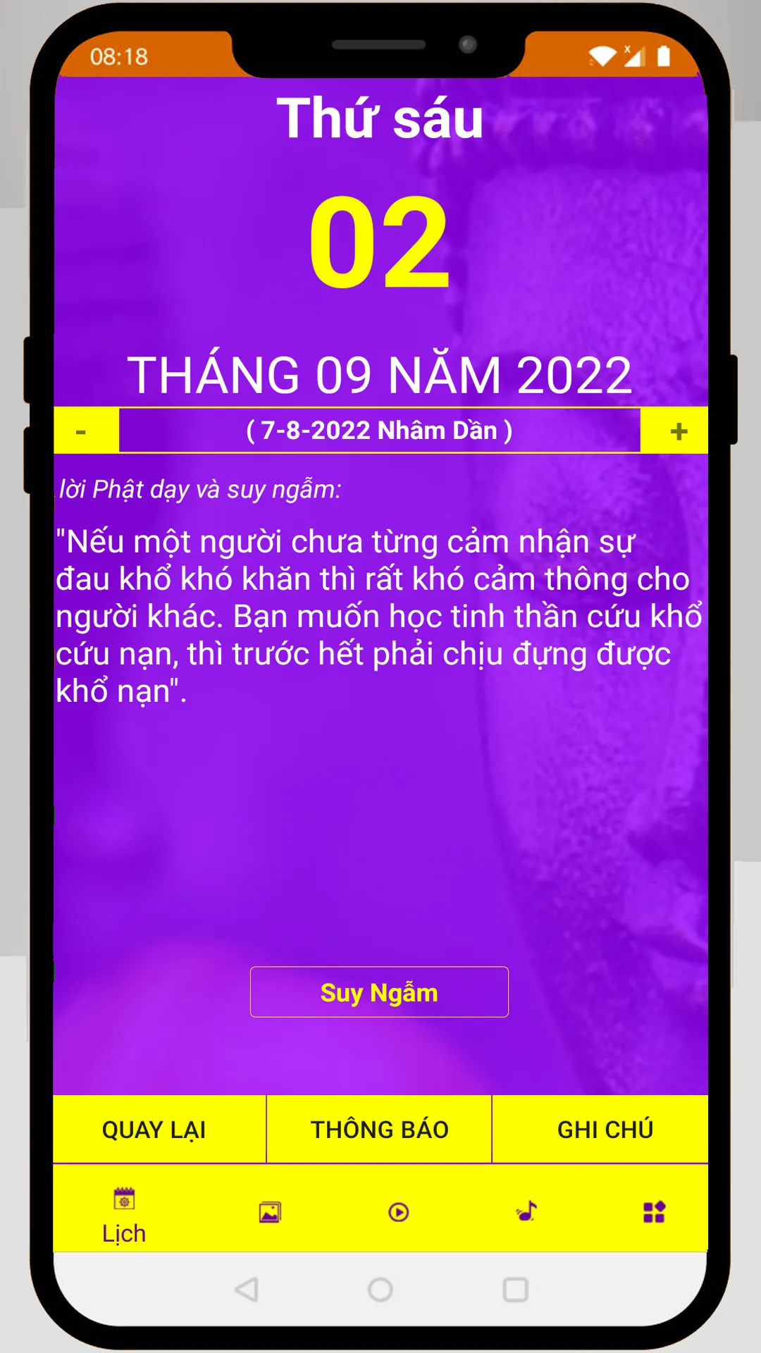 Lịch Phật Giáo | Indus Appstore | Screenshot