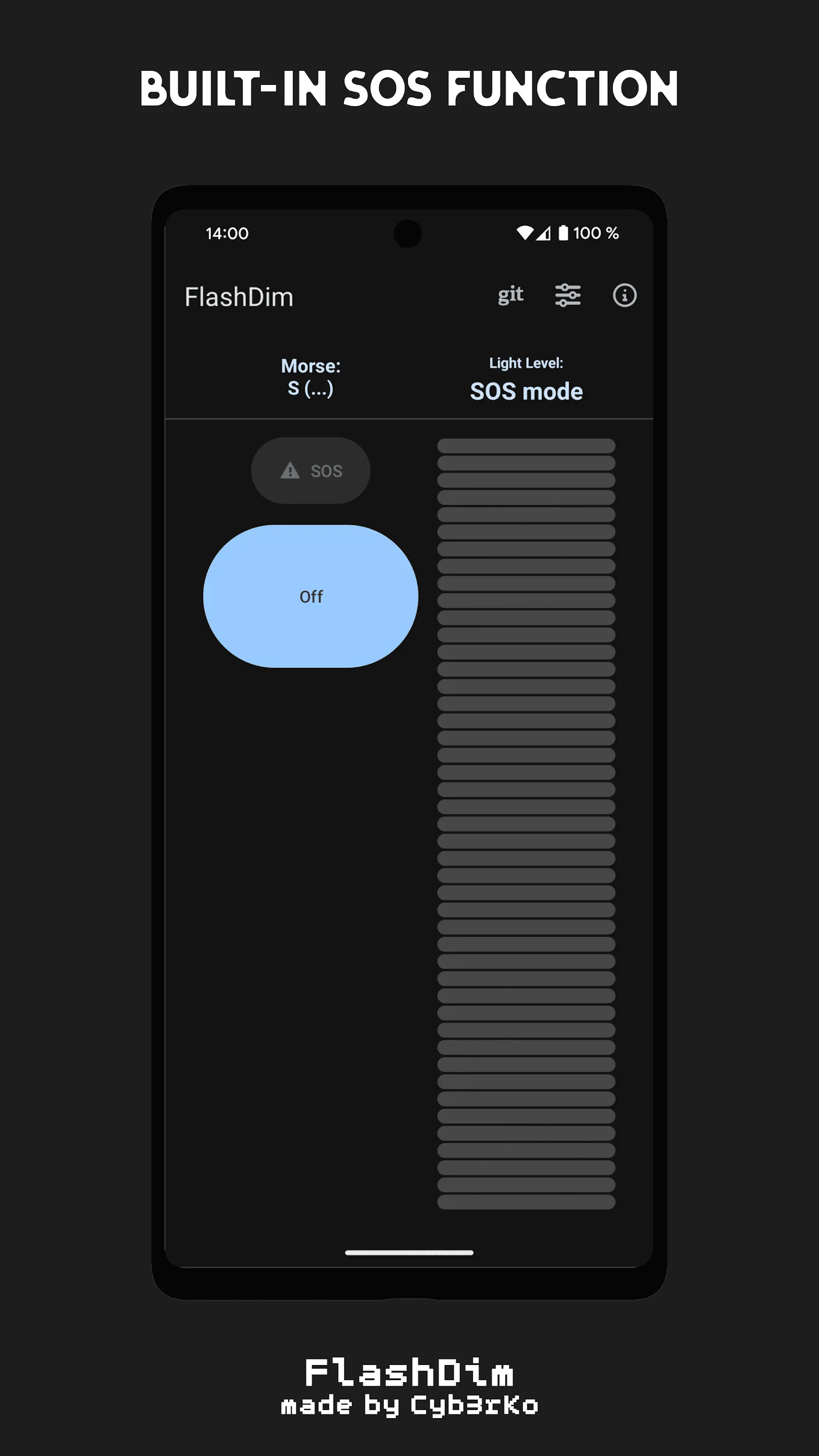 FlashDim - Dim your flashlight | Indus Appstore | Screenshot