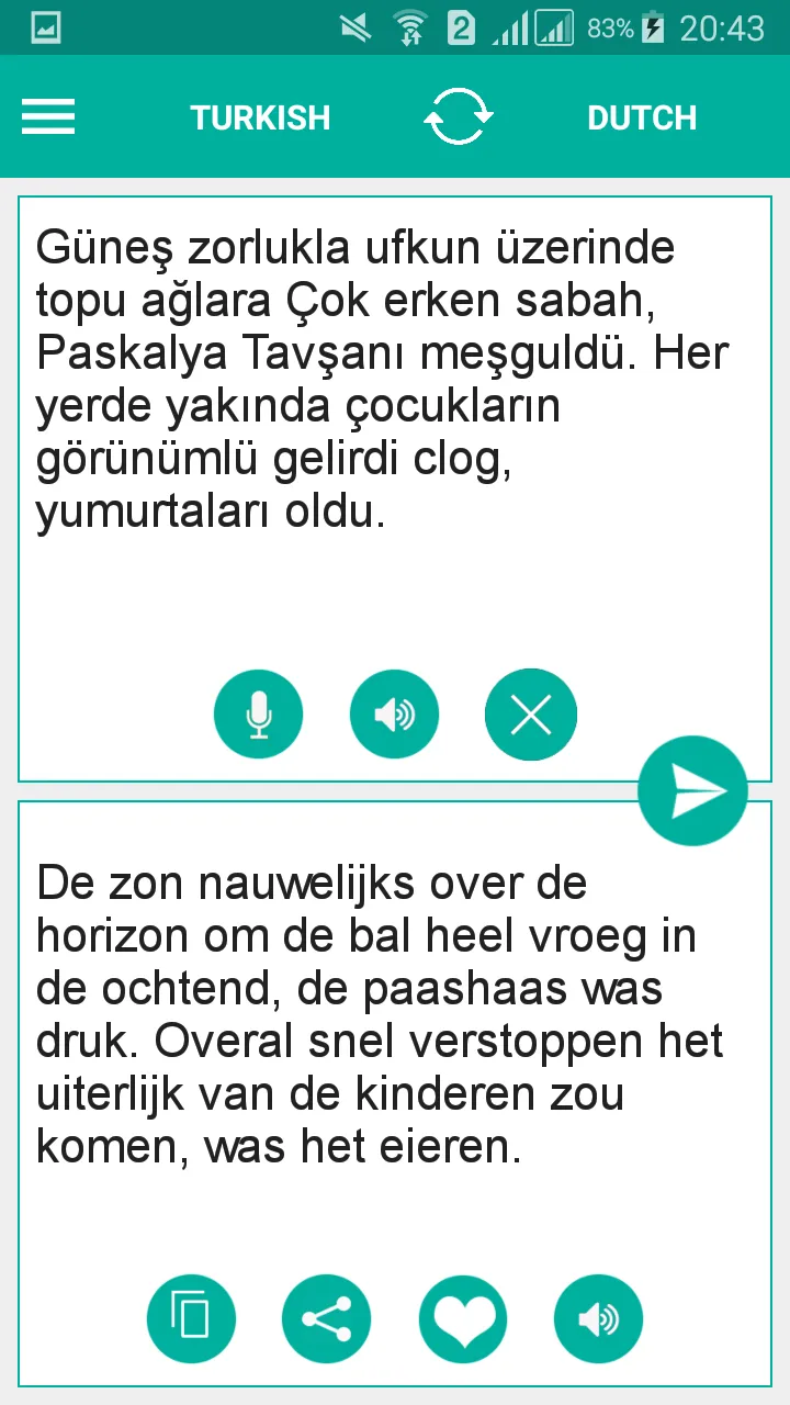 Turkish Dutch Translator | Indus Appstore | Screenshot