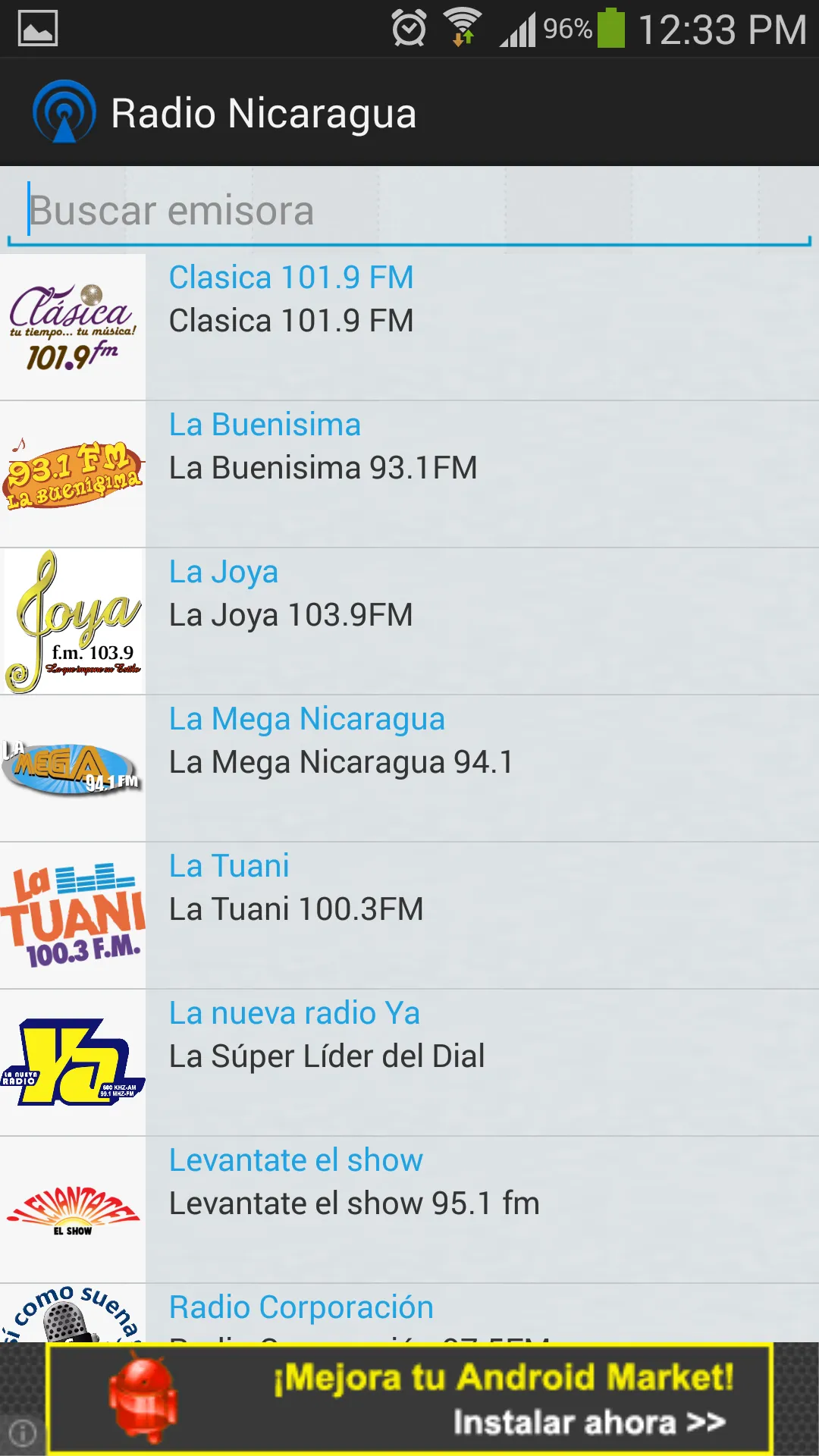 Radio Nicaragua | Indus Appstore | Screenshot