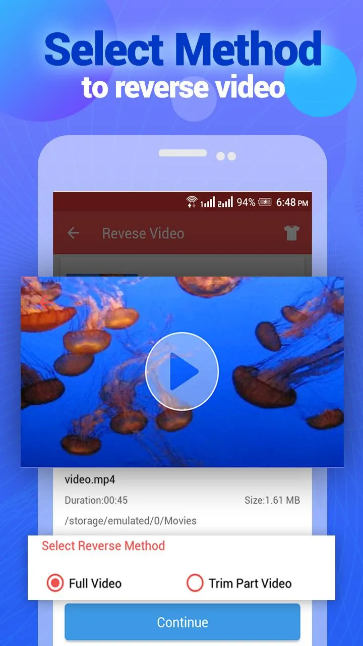 Reverse Video | Indus Appstore | Screenshot