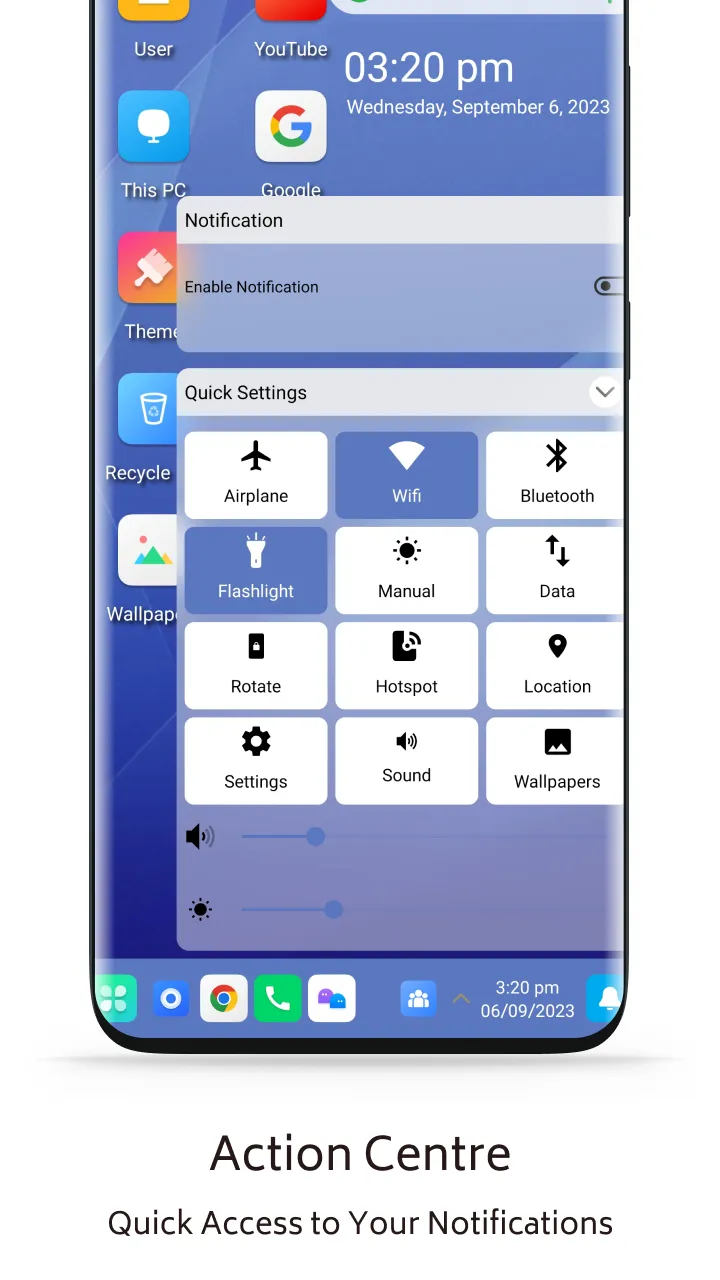 Computer Launcher Theme win 10 | Indus Appstore | Screenshot