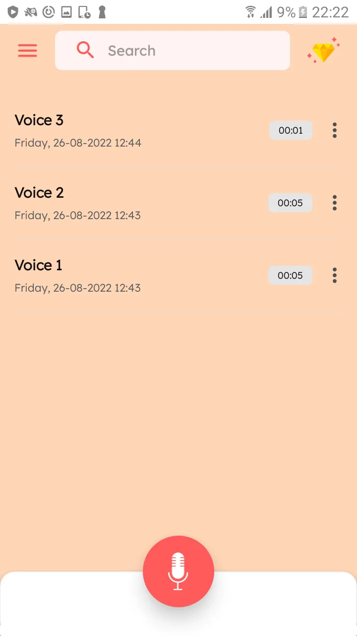 Voice Recorder | Indus Appstore | Screenshot